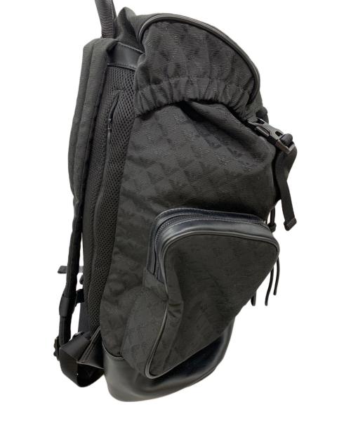 EMPORIO ARMANI（エンポリオアルマーニ）EMPORIO ARMANI (エンポリオアルマーニ) バックパック ブラックの古着・服飾アイテム