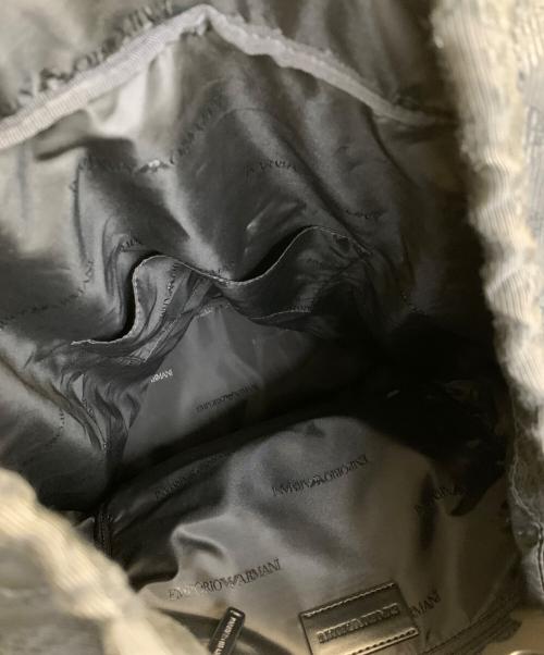 EMPORIO ARMANI（エンポリオアルマーニ）EMPORIO ARMANI (エンポリオアルマーニ) バックパック ブラックの古着・服飾アイテム