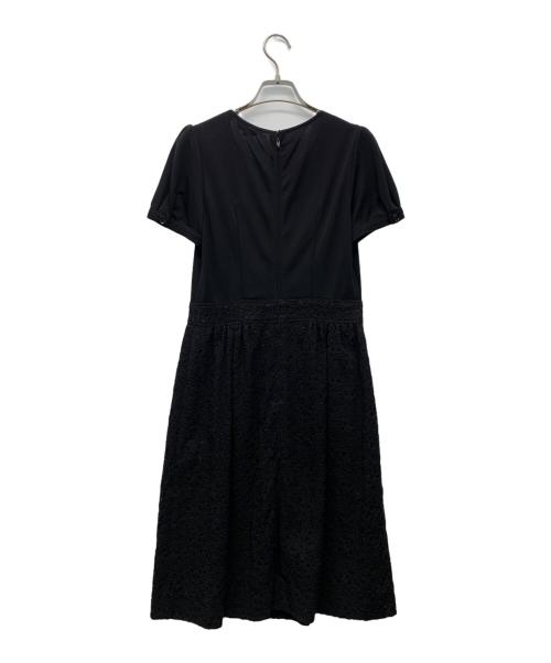 BURBERRY LONDON（バーバリーロンドン）BURBERRY LONDON (バーバリーロンドン) 半袖ワンピース ブラック サイズ:38の古着・服飾アイテム