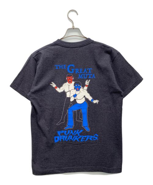 PUNK DRUNKERS（パンクドランカーズ）PUNK DRUNKERS (パンクドランカーズ) Tシャツ ネイビー サイズ:Mの古着・服飾アイテム