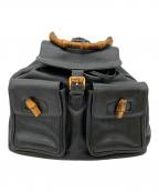 GUCCIグッチ）の古着「リュック」｜ブラック