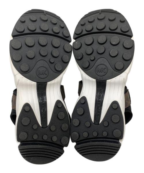 MICHAEL KORS（マイケル・コース）MICHAEL KORS (マイケルコース) サンダル ブラウン×ブラック サイズ:8Mの古着・服飾アイテム