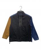 Manastashマナスタッシュ）の古着「アノラックパーカー」｜ブラック×ネイビー