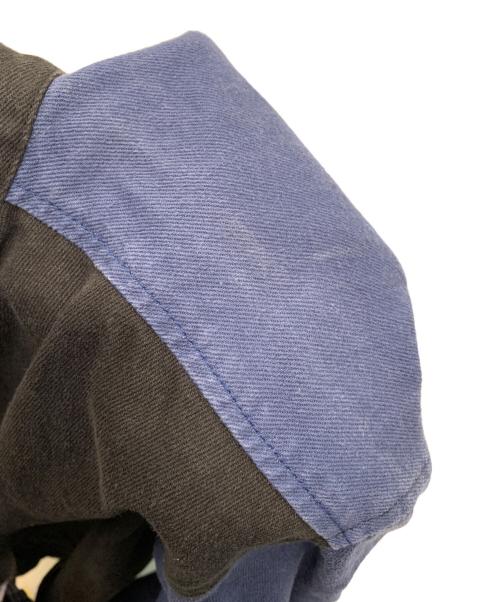 Manastash（マナスタッシュ）Manastash (マナスタッシュ) アノラックパーカー ブラック×ネイビー サイズ:Mの古着・服飾アイテム