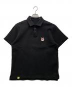 maison kitsune×ADER errorメゾンキツネ×アーダーエラー）の古着「ポロシャツ」｜ブラック