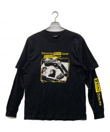 Wasted Paris（ウェイステッドパリス）の古着「長袖カットソー」｜ブラック