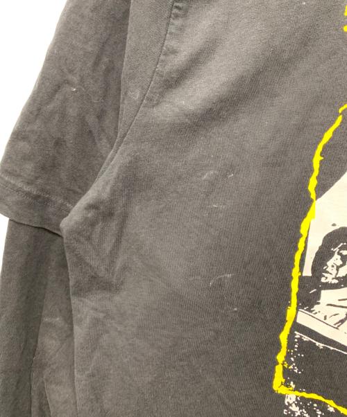 Wasted Paris（ウェイステッドパリス）WASTED PARIS (ウェイステッドパリス) 長袖カットソー ブラック サイズ:Mの古着・服飾アイテム