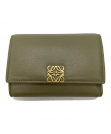 LOEWE（ロエベ）の古着「3つ折り財布」｜オリーブ