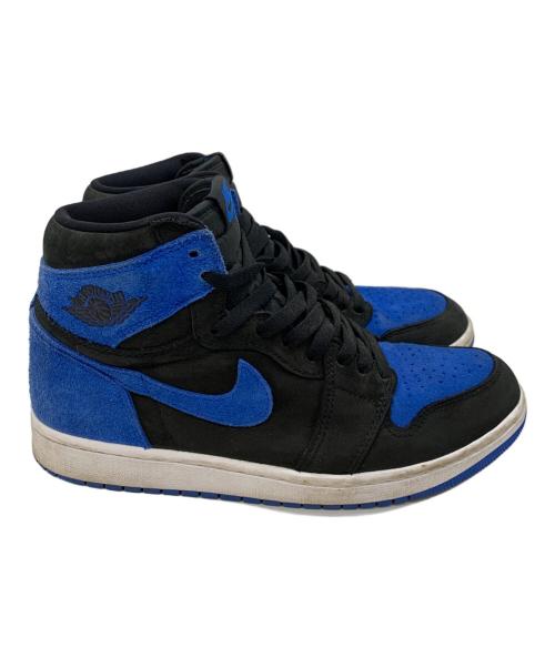 NIKE（ナイキ）NIKE (ナイキ) ハイカットスニーカー ブラック×ブルー サイズ:27の古着・服飾アイテム