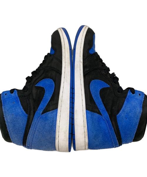 NIKE（ナイキ）NIKE (ナイキ) ハイカットスニーカー ブラック×ブルー サイズ:27の古着・服飾アイテム