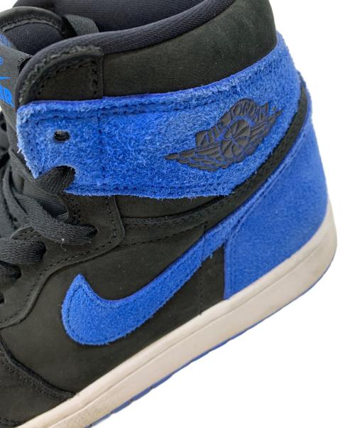 NIKE（ナイキ）NIKE (ナイキ) ハイカットスニーカー ブラック×ブルー サイズ:27の古着・服飾アイテム