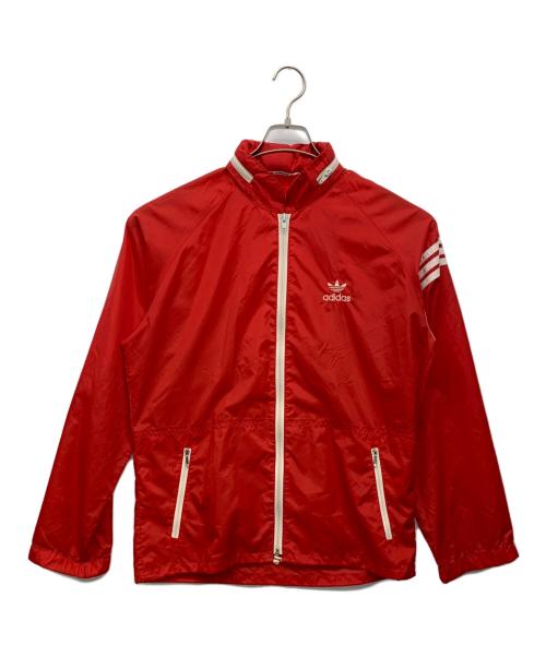 adidas Originals（アディダスオリジナル）adidas originals (アディダスオリジナル) ナイロンジャケット レッド サイズ:Lの古着・服飾アイテム