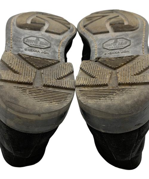 SCOTCH GRAIN × HIROKAWA（スコッチグレイン×ヒロカワ）SCOTCH GRAIN × HIROKAWA (スコッチグレイン×ヒロカワ) スウェードＵチップブーツ ブラック サイズ:25EEEの古着・服飾アイテム