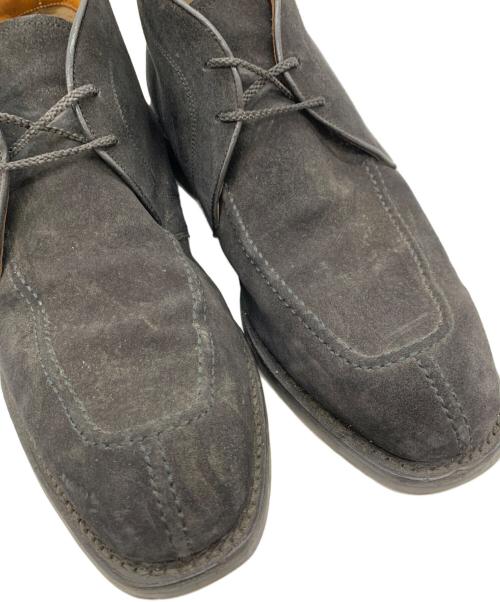 SCOTCH GRAIN × HIROKAWA（スコッチグレイン×ヒロカワ）SCOTCH GRAIN × HIROKAWA (スコッチグレイン×ヒロカワ) スウェードＵチップブーツ ブラック サイズ:25EEEの古着・服飾アイテム