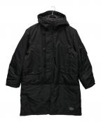 GU×UNDERCOVERジーユー×アンダーカバー）の古着「中綿コート」｜ブラック