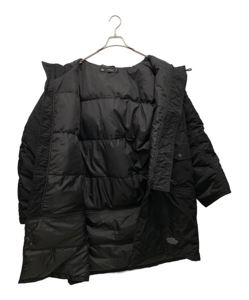 GU（ジーユー）GU (ジーユー) UNDERCOVER (アンダーカバー) 中綿コート ブラック サイズ:XLの古着・服飾アイテム