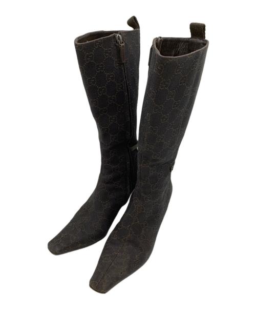 GUCCI（グッチ）GUCCI (グッチ) ブーツ ブラウン サイズ:35Cの古着・服飾アイテム