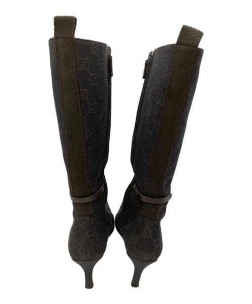 GUCCI（グッチ）GUCCI (グッチ) ブーツ ブラウン サイズ:35Cの古着・服飾アイテム