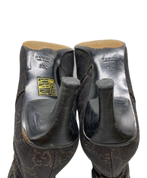 GUCCI（グッチ）GUCCI (グッチ) ブーツ ブラウン サイズ:35Cの古着・服飾アイテム