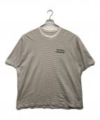 The Ennoy Professionalザ エンノイ プロフェッショナル）の古着「ショートスリーブボーダーTシャツ」｜ホワイト×ブラック