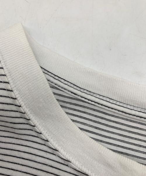 The Ennoy Professional（ザ エンノイ プロフェッショナル）THE ENNOY PROFESSIONAL (ザ エンノイ プロフェッショナル) ショートスリーブボーダーTシャツ ホワイト×ブラック サイズ:XXLの古着・服飾アイテム