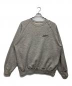 The Ennoy Professionalザ エンノイ プロフェッショナル）の古着「ロゴ刺繍スウェット」｜ライトグレー