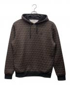 GUESSゲス）の古着「パーカー」｜ブラック×ブラウン