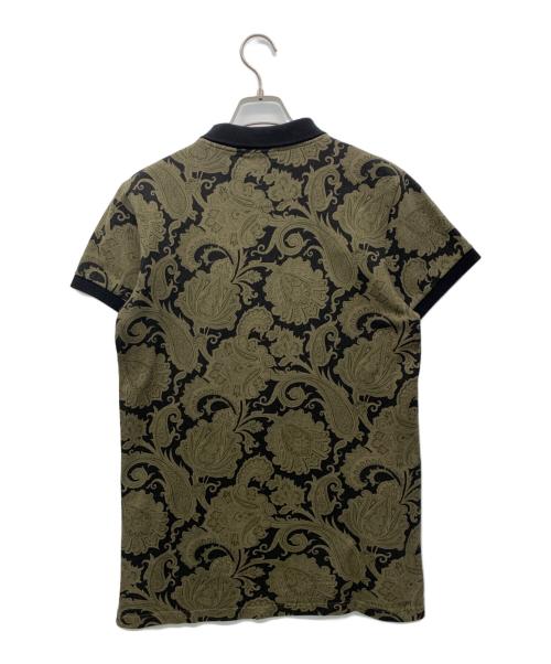 ETRO（エトロ）ETRO (エトロ) ポロシャツ ブラック×グリーン サイズ:Lの古着・服飾アイテム