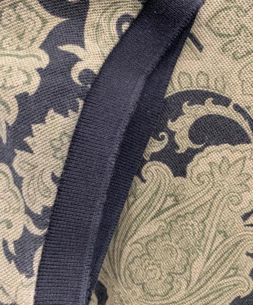 ETRO（エトロ）ETRO (エトロ) ポロシャツ ブラック×グリーン サイズ:Lの古着・服飾アイテム