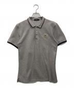 BURBERRY BLACK LABELバーバリーブラックレーベル）の古着「ポロシャツ」｜ライトグレー