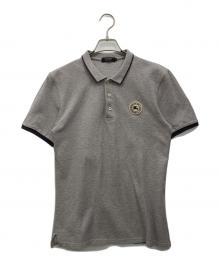 BURBERRY BLACK LABEL（バーバリーブラックレーベル）の古着「ポロシャツ」｜ライトグレー