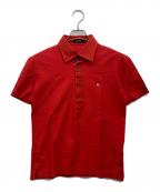 BURBERRY BLACK LABELバーバリーブラックレーベル）の古着「ポロシャツ」｜レッド