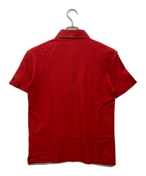BURBERRY BLACK LABEL（バーバリーブラックレーベル）BURBERRY BLACK LABEL (バーバリーブラックレーベル) ポロシャツ レッド サイズ:2の古着・服飾アイテム