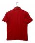 BURBERRY BLACK LABEL (バーバリーブラックレーベル) ポロシャツ レッド サイズ:2：3000円