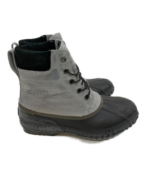 SOREL（ソレル）SOREL (ソレル) シャイアンレースフルグレイ グレー×ブラック サイズ:26の古着・服飾アイテム