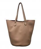 Kate Spadeケイトスペード）の古着「レザートートバッグ」｜ピンクベージュ