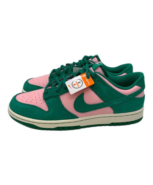 NIKE（ナイキ）NIKE (ナイキ) DUNK LOW RETRO SE ピンク×グリーン サイズ:28 未使用品の古着・服飾アイテム