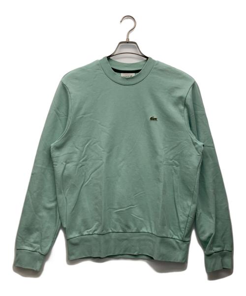 LACOSTE（ラコステ）LACOSTE (ラコステ) エッセンシャルクルーネックスウェット グリーン サイズ:Lの古着・服飾アイテム
