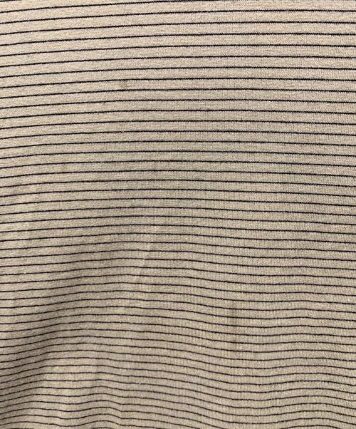 The Ennoy Professional（ザ エンノイ プロフェッショナル）THE ENNOY PROFESSIONAL (ザ エンノイ プロフェッショナル) L/S Border T-Shirt ベージュ サイズ:XXLの古着・服飾アイテム