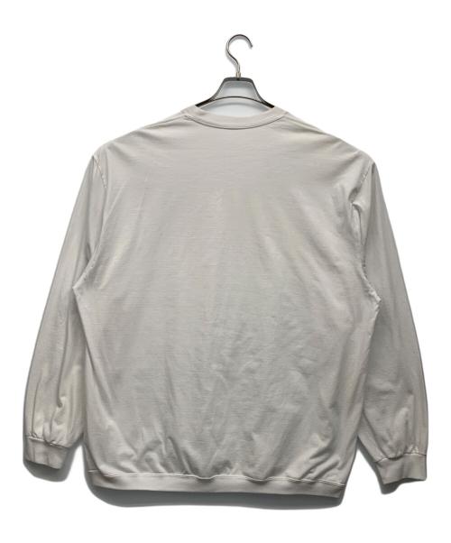 The Ennoy Professional（ザ エンノイ プロフェッショナル）THE ENNOY PROFESSIONAL (ザ エンノイ プロフェッショナル) L/S Hem Rib Tee ホワイト サイズ:XXLの古着・服飾アイテム