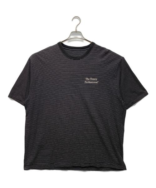 The Ennoy Professional（ザ エンノイ プロフェッショナル）THE ENNOY PROFESSIONAL (ザ エンノイ プロフェッショナル) S/S Border Tee ブラック×ホワイト サイズ:XXLの古着・服飾アイテム