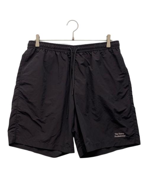 The Ennoy Professional（ザ エンノイ プロフェッショナル）THE ENNOY PROFESSIONAL (ザ エンノイ プロフェッショナル) Nylon Short Pant チャコールブラック サイズ:Lの古着・服飾アイテム