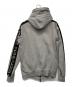 1PIU1UGUALE3 RELAX (ウノピゥウノウグァーレトレ リラックス) サイドエンボスロゴパーカー グレー サイズ:XXL：5000円