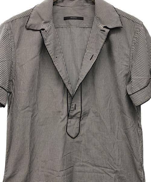 GUCCI（グッチ）GUCCI (グッチ) 半袖シャツ ブラック サイズ:40の古着・服飾アイテム