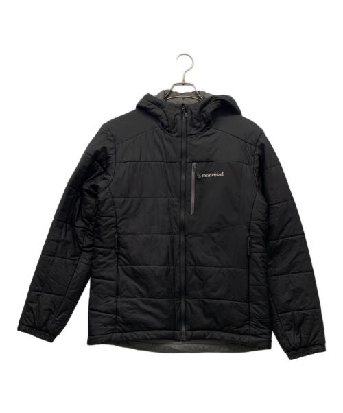 mont-bell（モンベル）mont-bell (モンベル) サーマラップパーカ ブラック×グレー サイズ:Mの古着・服飾アイテム