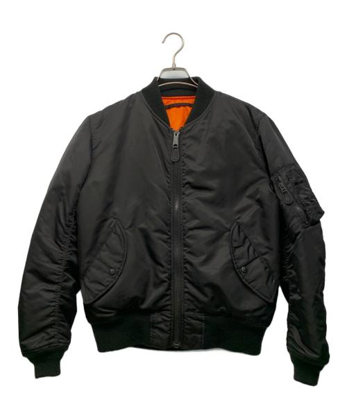 AVIREX（アヴィレックス）AVIREX (アヴィレックス) MA-1ジャケット ブラック サイズ:Lの古着・服飾アイテム