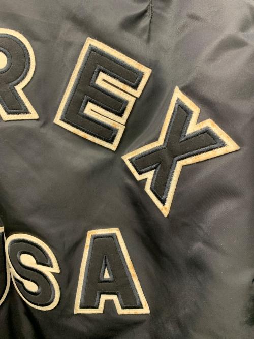 AVIREX（アヴィレックス）AVIREX (アヴィレックス) MA-1ジャケット ブラック サイズ:Lの古着・服飾アイテム