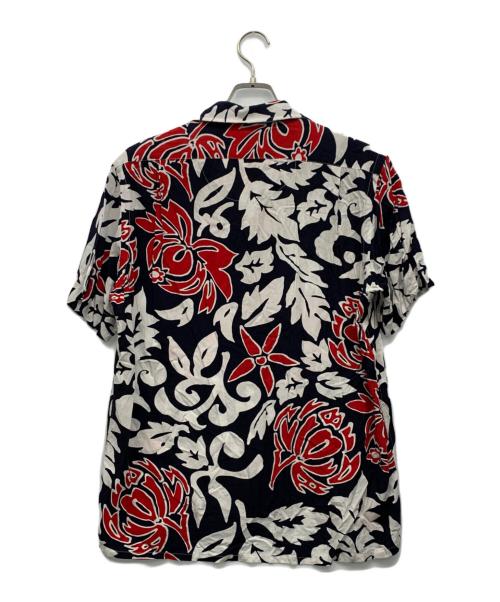 POLO RALPH LAUREN（ポロ・ラルフローレン）POLO RALPH LAUREN (ポロ・ラルフローレン) アロハシャツ レッド×ネイビー サイズ:Mの古着・服飾アイテム