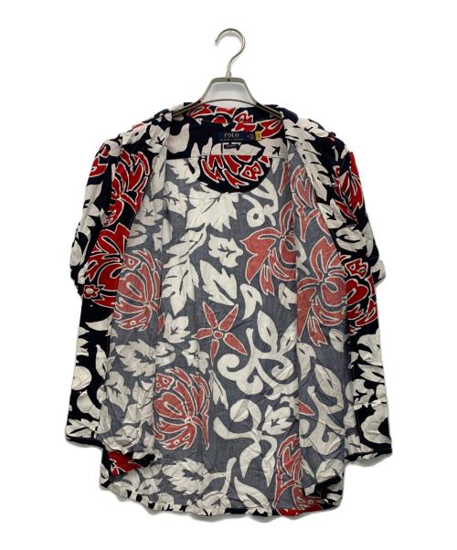 POLO RALPH LAUREN（ポロ・ラルフローレン）POLO RALPH LAUREN (ポロ・ラルフローレン) アロハシャツ レッド×ネイビー サイズ:Mの古着・服飾アイテム