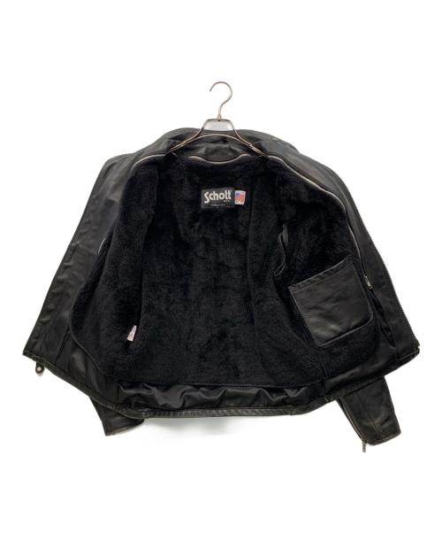 Schott（ショット）Schott (ショット) シングルライダースジャケット ブラック サイズ:40の古着・服飾アイテム